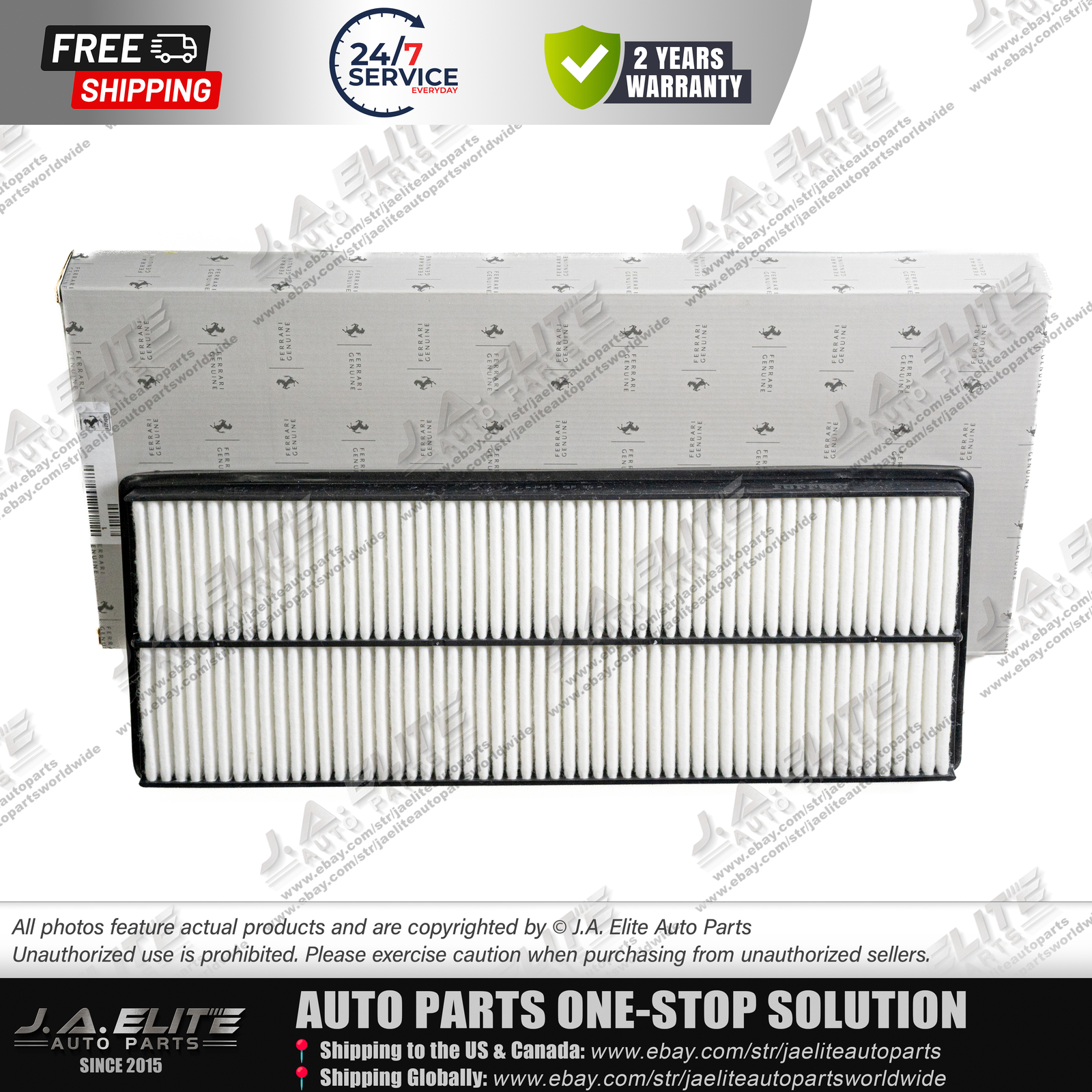 Ferrari Air Filter for Ferrari 488 F8, OEM:312530