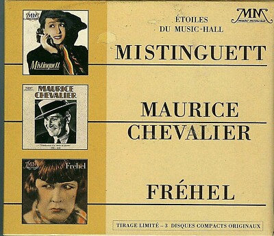 BOX 3 CD (NEU/SEALED) FREHEL MAURICE CHEVALIER MISTINGUETT (MUSIC MEMORIA)