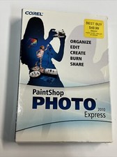 Corel PaintShop Photo Express 2010 Software For Microsoft Windows XP, 7 Used