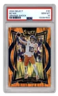 2024 Panini Select - Bo Nix #30 Orange Shock Prizm /499 (RC) GEM-PSA 10-BRONCOS