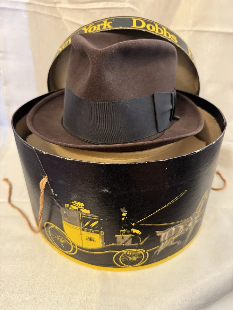 Dobbs Fedora In Men's Vintage Hats for sale | eBay
