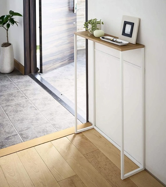 Yamazaki Home TOWER Narrow Entryway Livingroom Console Table