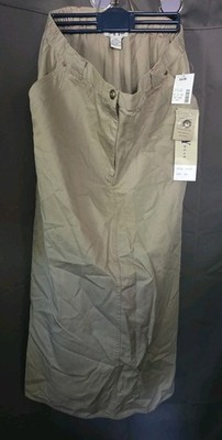 original ty wear Skirt Size 16w NWT Khaki 100% Cotton 