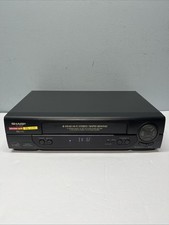 Sharp VC-H992 4-Head Hi-Fi Stereo VHS VCR Player Recorder Tested VGC No Remote