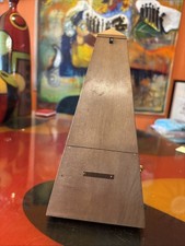Seth Thomas Vintage Wood Metronome De Maezel Wind Up Model E899-575
