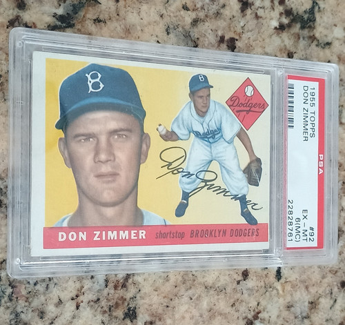 1955 Topps Don Zimmer #92 card