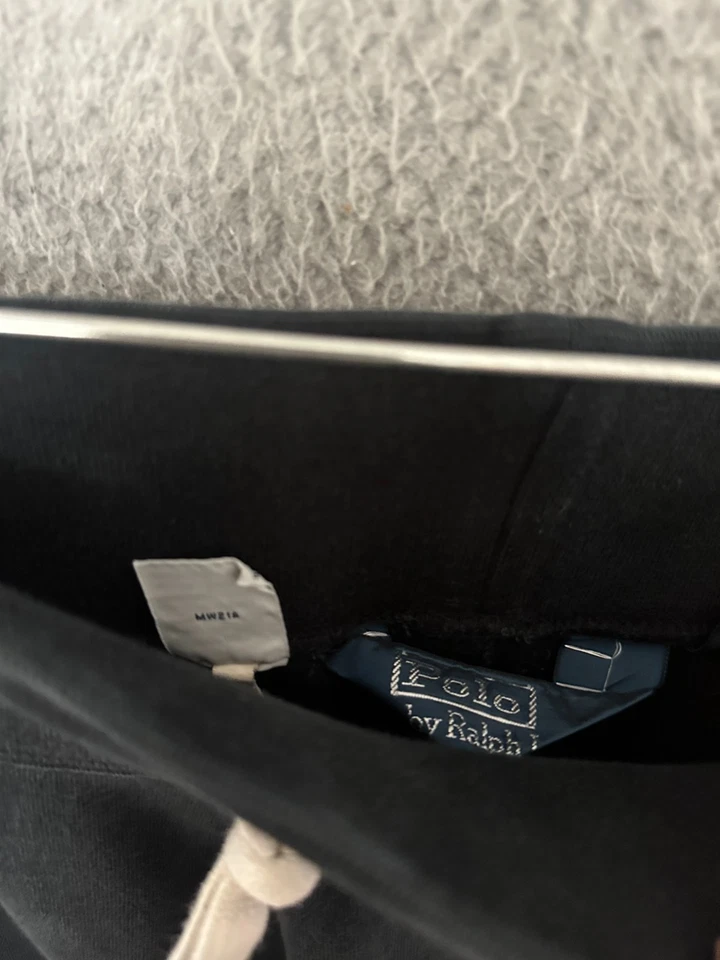 Vintage Polo Ralph Lauren Sweatpants Black Size Large Tall LT Adult Cotton - Image 2 of 4