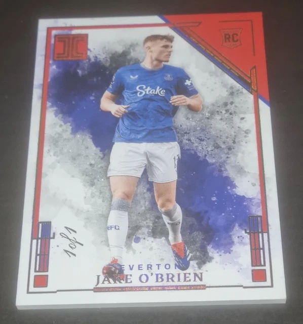Jake O'brien Rc 1/1 Impeccable 2024-25 Everton