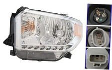 Driver Side Headlight Assembly Halogen Compatible with 2014-2017 Toyota