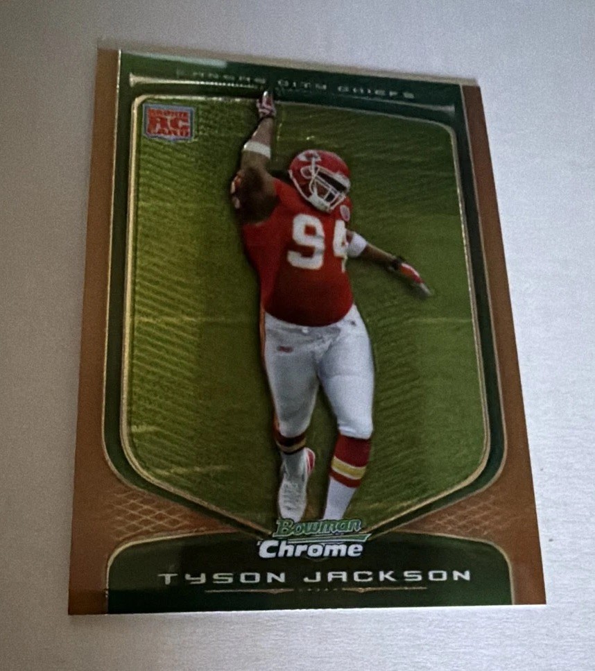 2009 Bowman Chrome - Tyson Jackson #142 Bronze Bordered /225 (RC)