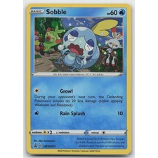 Carte promozionali Sobble Holo spada e scudo SWSH073 promo quasi nuove Pokemon