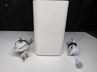 Apple A1521 Wi-Fi Router Base Station EMC 2703 w/ Power Cable & Ethernet Cable