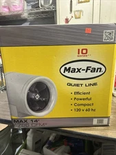 Max-Fan Quiet Line Of Exhaust Fan For Grow Tent Retail: $1,169