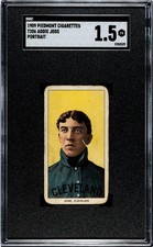 1909 Piedmont Cigarettes (T206) Addie Joss Portrait SGC 1.5