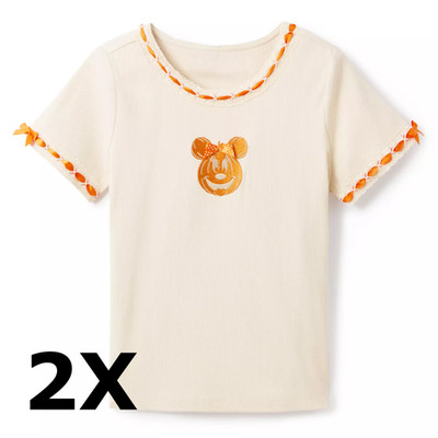 Disney Her Universe Minnie Mouse Jack-o'-Lantern Halloween T-Shirt Women 2X