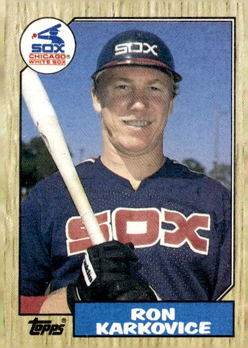 1987 Topps #491 Ron Karkovice