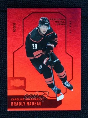 2024 Skybox Metal Universe Rookies PMG Red 29/100 Bradly Nadeau Rookie RC 1k1s