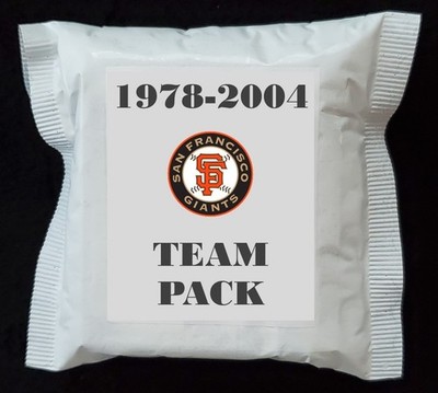 SAN FRANCISCO GIANTS PACK 1978-2004 Inserts Parallels Stars RCs Prospects  L K!
