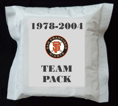 #ad #ad SAN FRANCISCO GIANTS PACK 1978 2004 Inserts Parallels Stars RCs Prospects L👀K $5.99