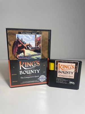 King s Bounty Sega Genesis Game No Manual Authentic