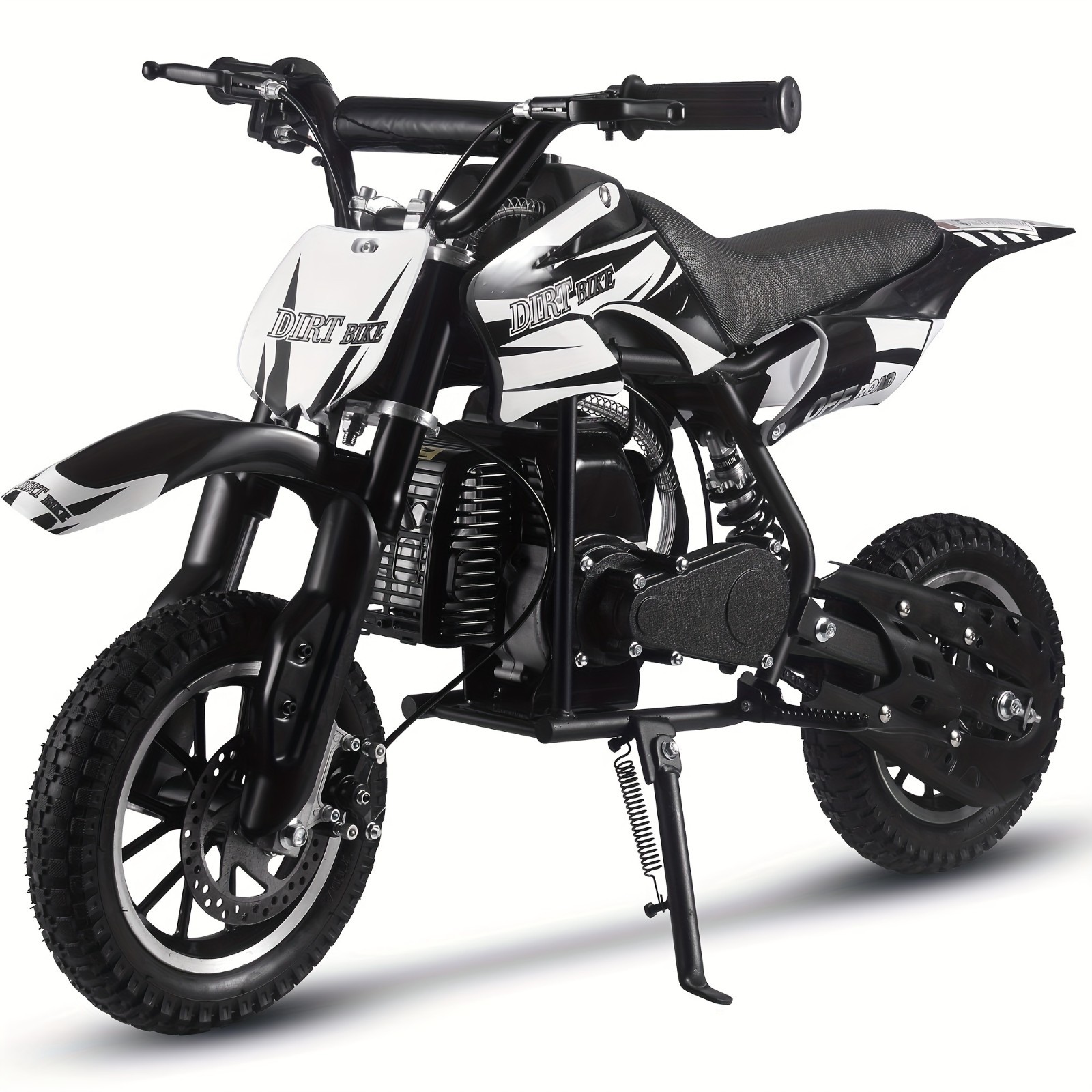 Gas Dirt Bikes, Dirt Bike, 49 CC 2-Stroke Gas Bike (Model :DB001) black