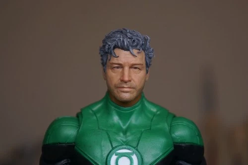 McFarlane Lanterns Hal Jordan Kyle Chandler custom painted head