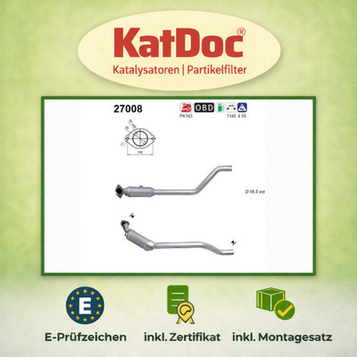   Katalysator Jaguar S-Type/XF 1, 2.5/3.0, V6, 147/175kW, links, Euro 4
