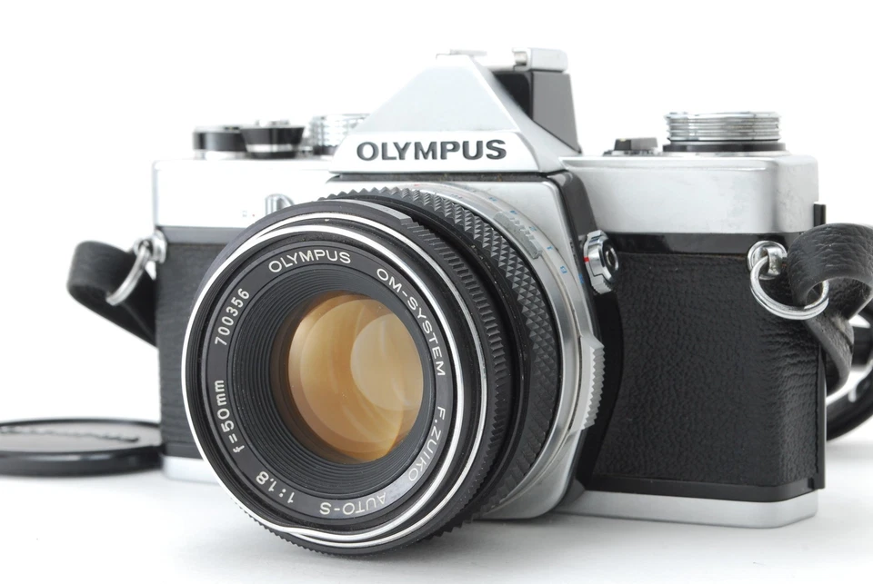 [N MINT] Olympus OM-1 SLR 35mm Film Camera F.Zuiko Auto-S 50mm f1.8 From JAPAN - Image 3 of 4