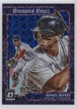 2021 Donruss Optic Diamond Kings Blue Velocity Prizm 38/99 Rafael Devers #5 1u6