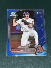2022 Bowman Draft Chrome Ivan Melendez BLUE /150