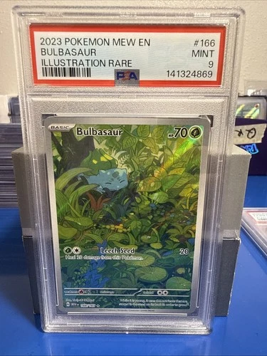🚀 Pokémon TCG Bulbasaur Scarlet & Violet Holo Illustration Rare Card 166/165 💎