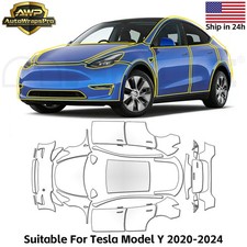 Tesla Model Y 2020-2024 Full Car Precut Paint Protection Film Tpu Clear Bra Ppf Tesla Model Y 2020-2024 Full Car Precut Paint Protection Film Tpu Clear Bra Ppf