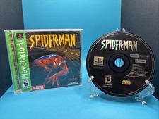 Spider-Man (PS1, 2000)  Greatest Hits W/ Manual Case Broken