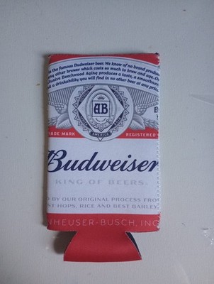 Budweiser Koozie Fits 24oz Cans New Never Used Collerstor Item King Of Beers