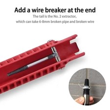 Faucet Sink Installer 5in1 Multi Tool Pipe Wrench Plumbing for Kitchen Bathroom