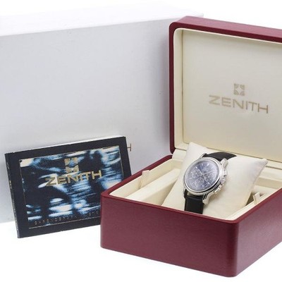 Zenith El Primero Chronomaster 14/01.0240.400 40mm SS Blue Dial Watch #C4528