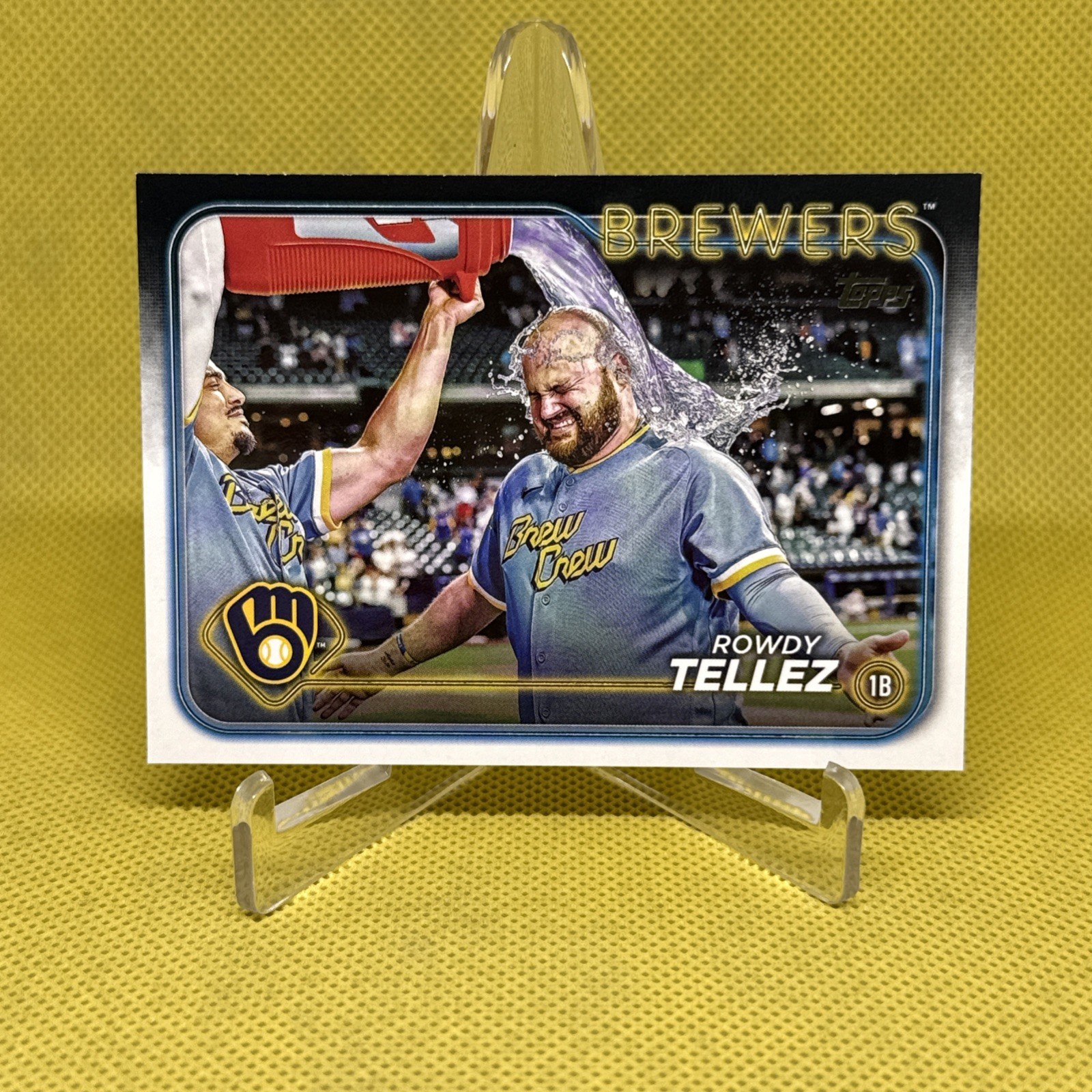 2024 Topps Baseball Golden Mirror Image Variations #343 Rowdy Tellez SSP