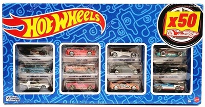Hot Wheels 50 Car Pack, CGN22, 1:64 Scale Car, The Ultimate Starter Set, Ages 3+