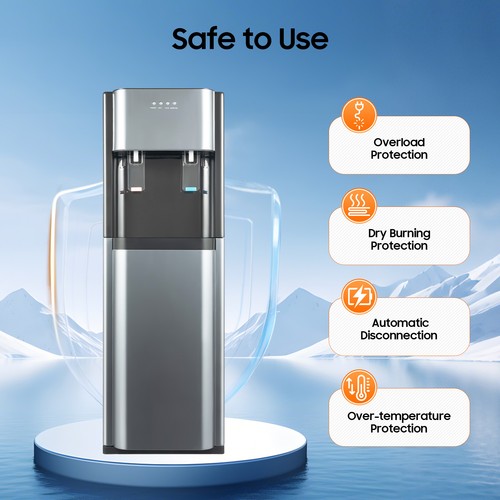 Whter Icon Water Dispenser Office Drinking Machine Bottom Loading 20L/5.28 Gallon ...