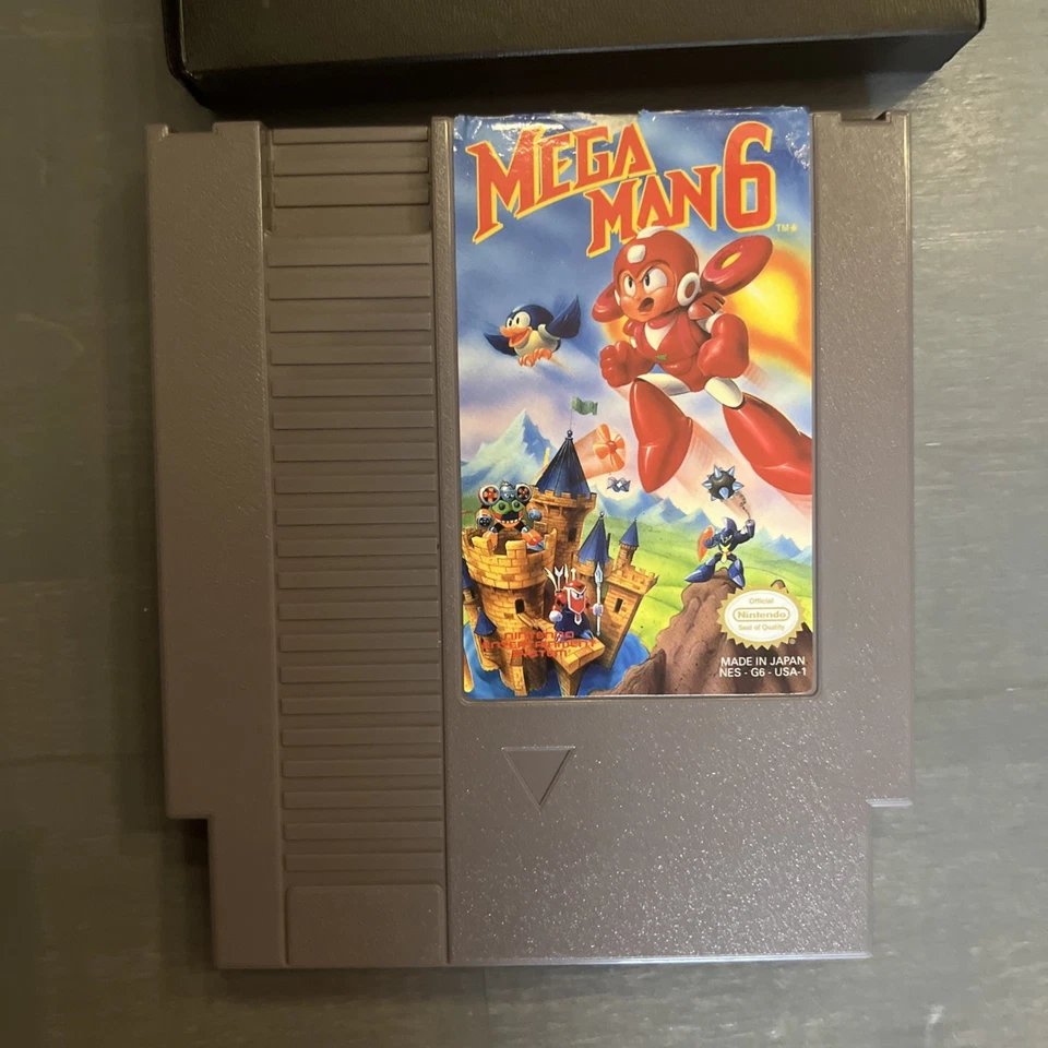 Original Nintendo Mega Man 6 NES Game Tested Confirmed Working Gamer must have - Image 2 of 4