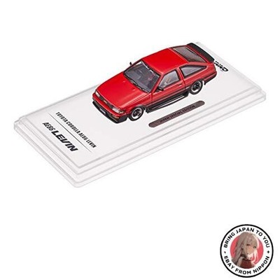 Inno Models 1/64 Toyota Corolla Levin AE86 Red/Black Replacement Wheel Set with