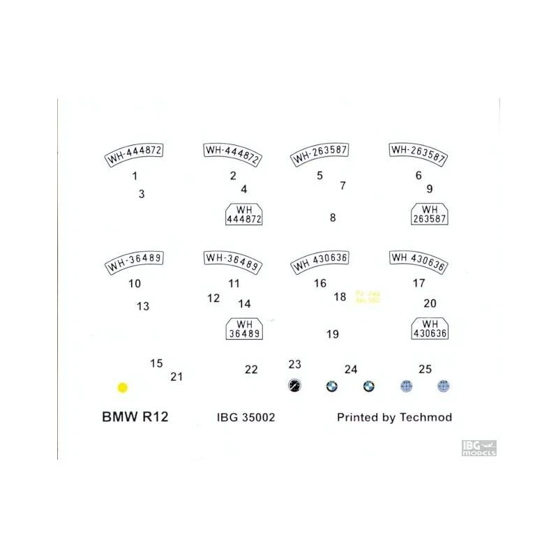 Bmw R12 Con Sidecar Militare - 2 In 1|ibg35002|1:35 Modello Carro Promozionale - Immagine 2 di 2