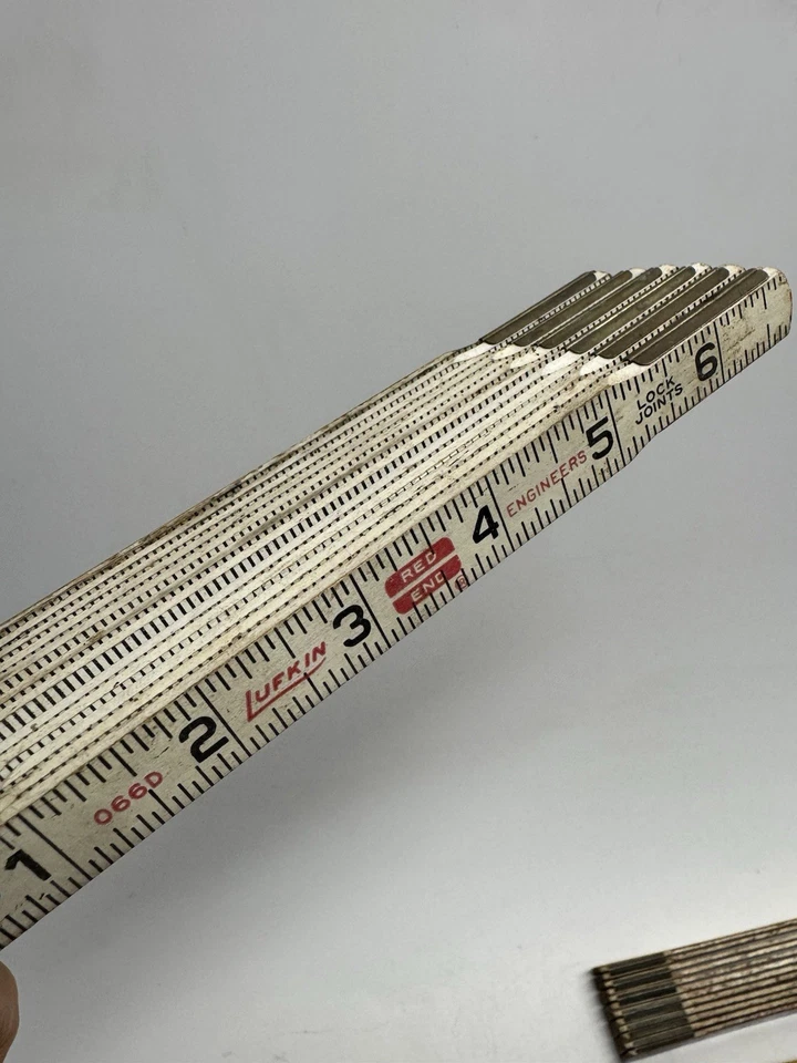 Lote De Colección De 11 Reglas De Madera Plegables A&E, Stanley, Lufkin y Surtido Foto 2 de 4