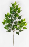 Artplants KüNstlicher Birkenzweig Henrik, 55 BläTter, GrüN, 65Cm