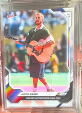 Topps NOW 2026 Justin Bieber Card "Headlines Halftime Show FIFA 26" New