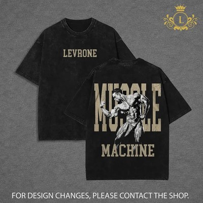 Kevin Levrone Legend Gym Shirt Pump Cover Vintage Bodybuilding Workout Tee