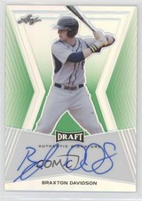 2014 Leaf Metal Draft Green Prismatic 8/10 Braxton Davidson #BA-BD1 Auto 0p1n