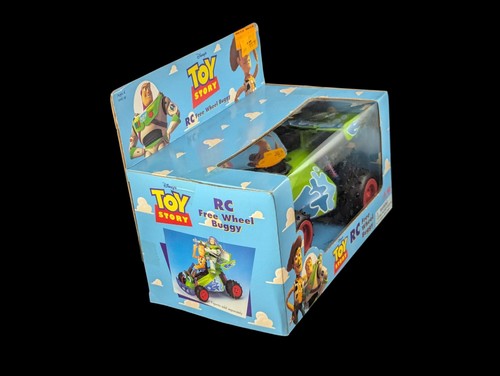 Rare 1996 Disney's Toy Story RC Free Wheel Buggy Thinkway 62885 New Sealed - Picture 2 of 5