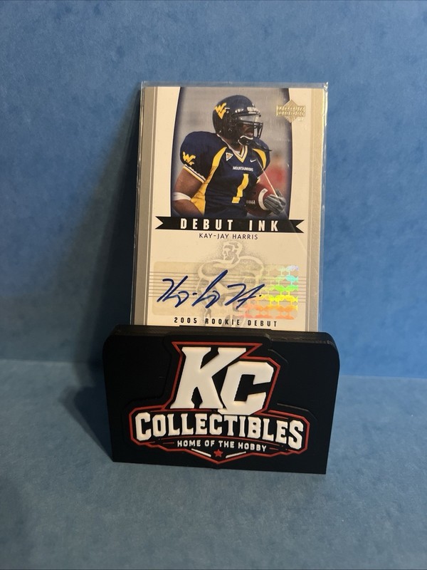 KAY-JAY HARRIS Upper Deck DEBUT INK AUTO  WEST VIRGINIA MOUNTAINEERS