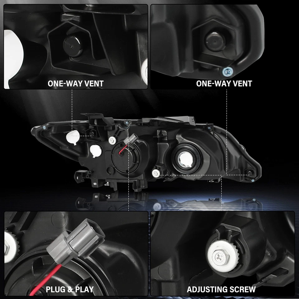 Fits for 2013 2014 2015 Acura RDX Halogen OE Headlights Assembly 13-15 - Imagem 4 de 4